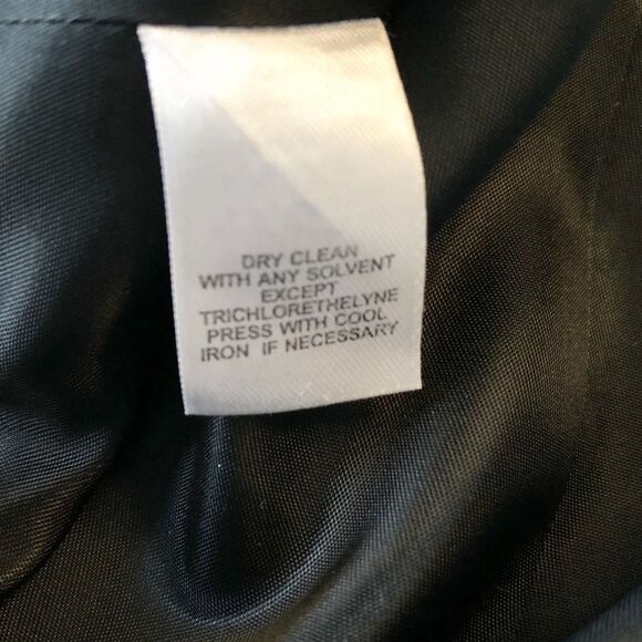 Jones New York Women’s Midnight Navy Blue Ribbed Mandarin Collar Jacket Size 10 - Picture 9 of 11